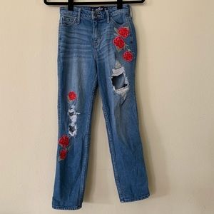 Hollister jeans with flowers Clearance